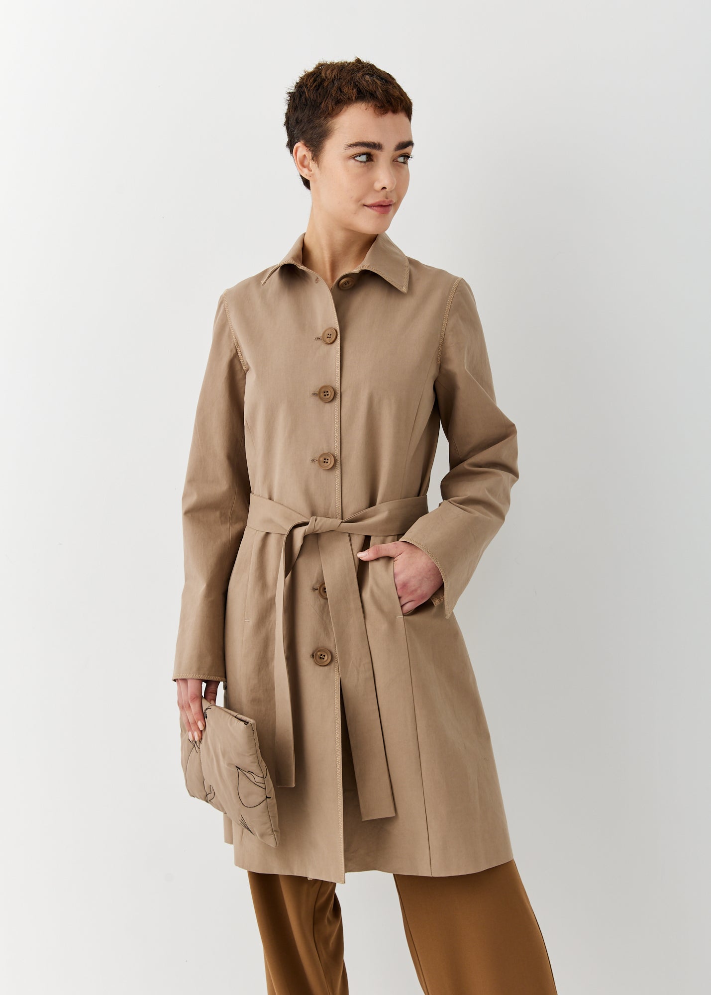 ג'קט זיג זג קשירה