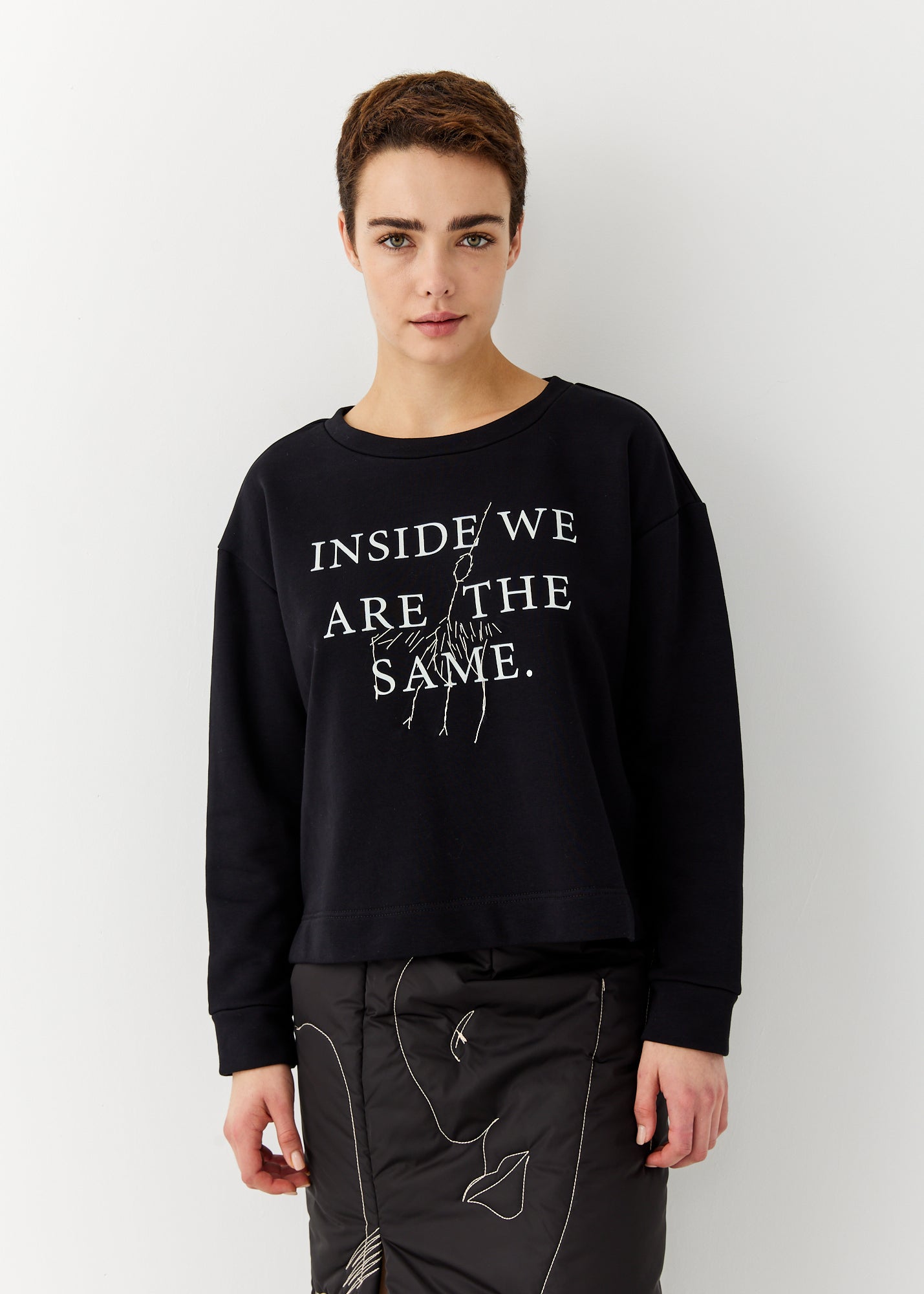 Short "Inside" Sweatshirt