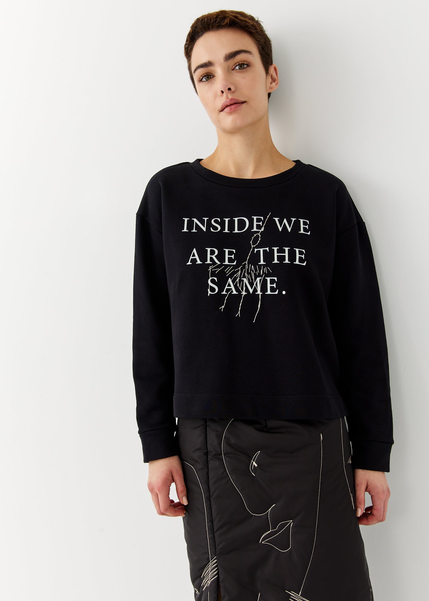 Short "Inside" Sweatshirt