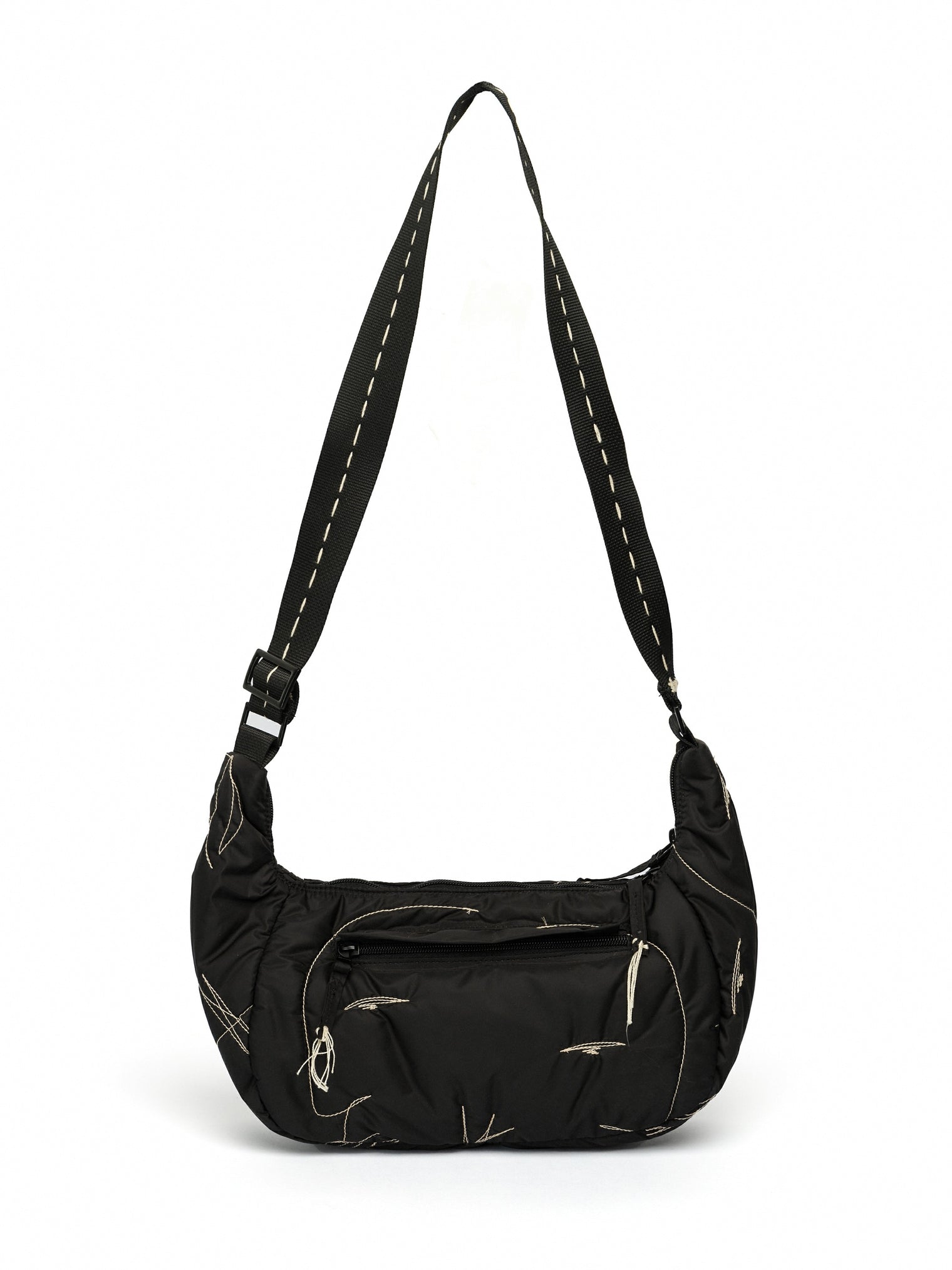 Embroidered side bag