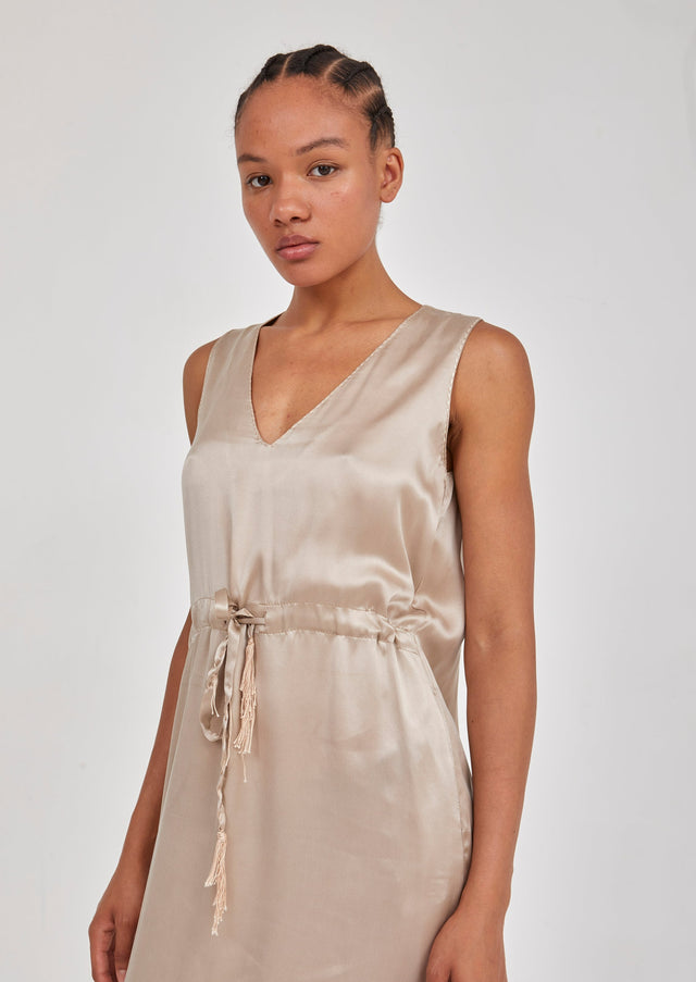Long tie dress