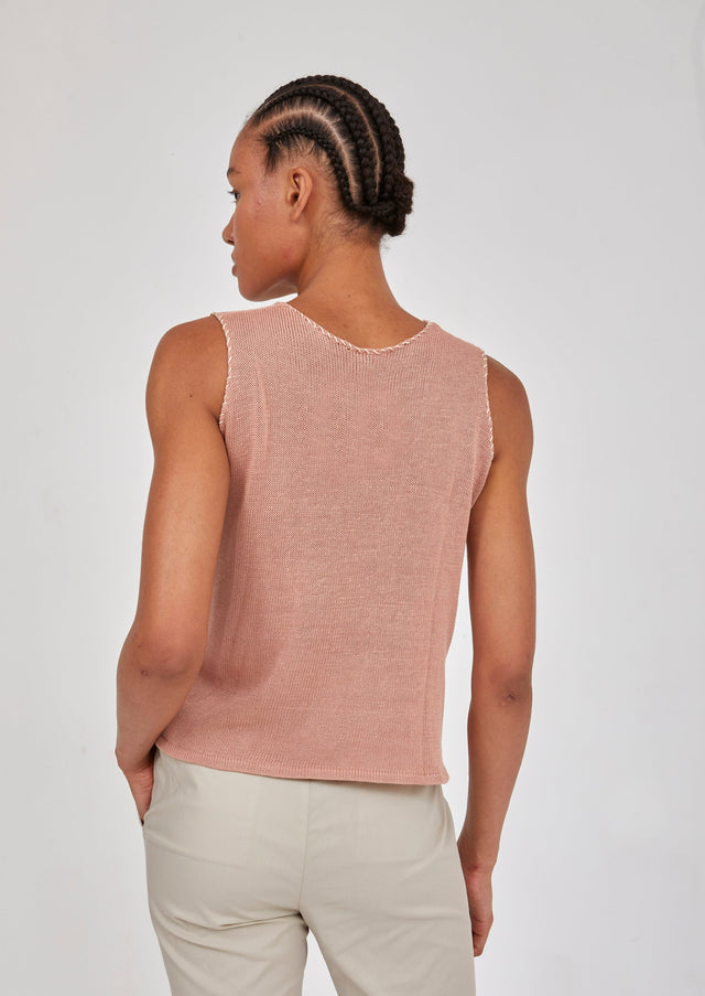 V-Neck Knitted Top