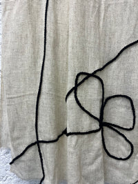 Floral cashmere scarf