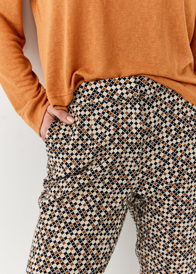 Printed skinny pants