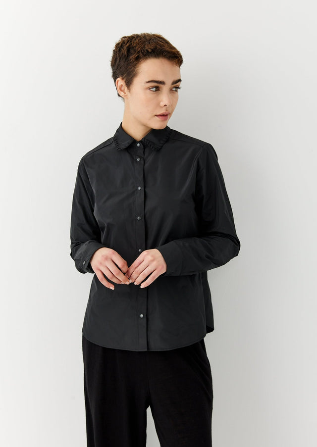 Button-down Nylon Shirt