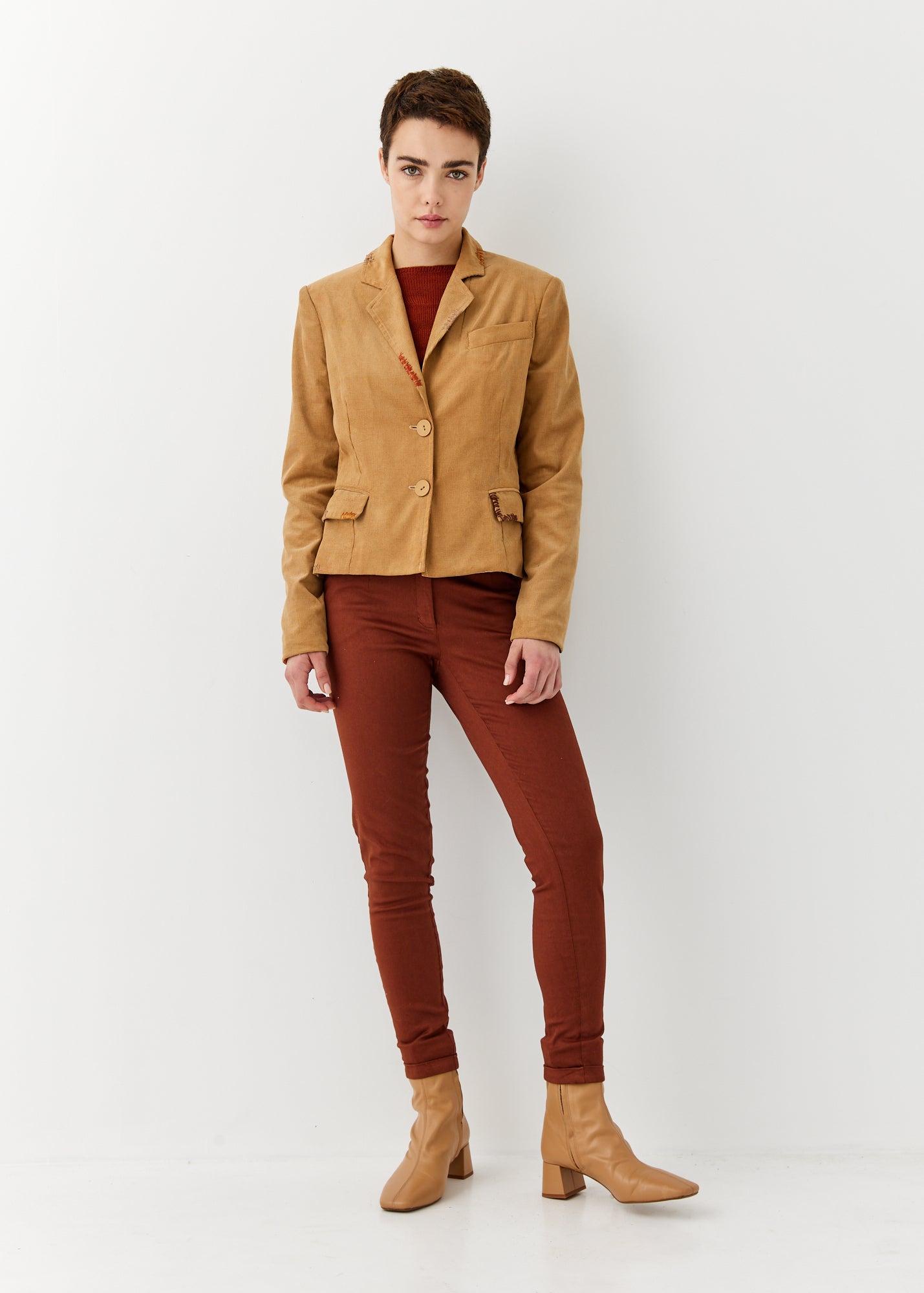 Short Classic Corduroy Jacket