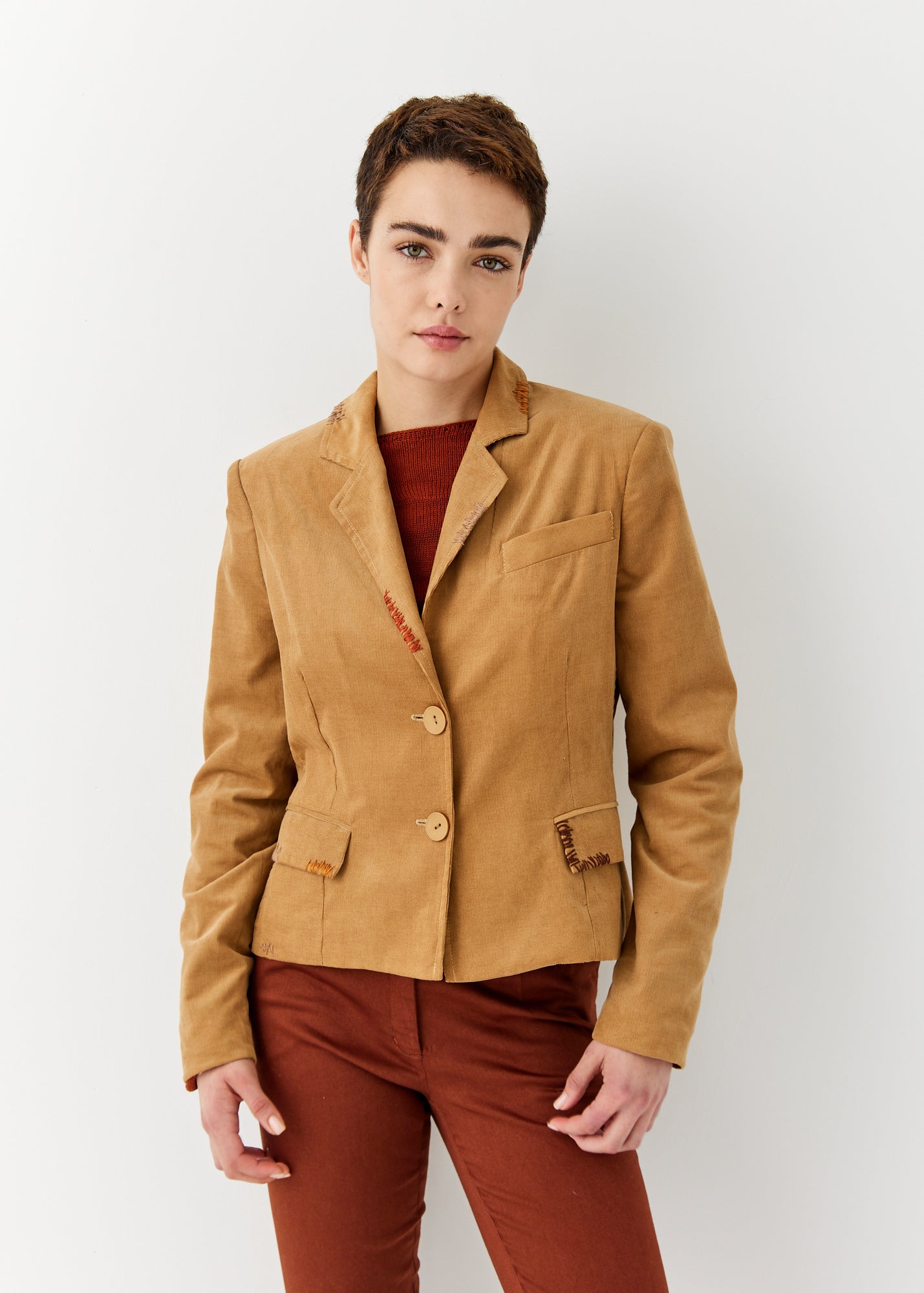 Short Classic Corduroy Jacket