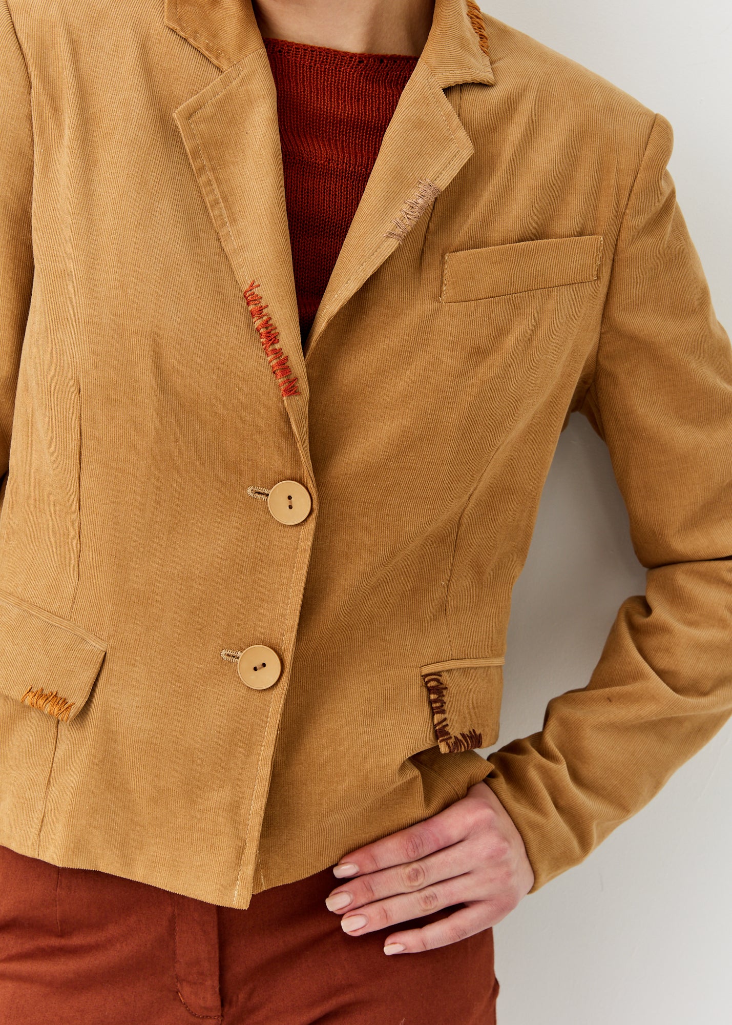 Short Classic Corduroy Jacket