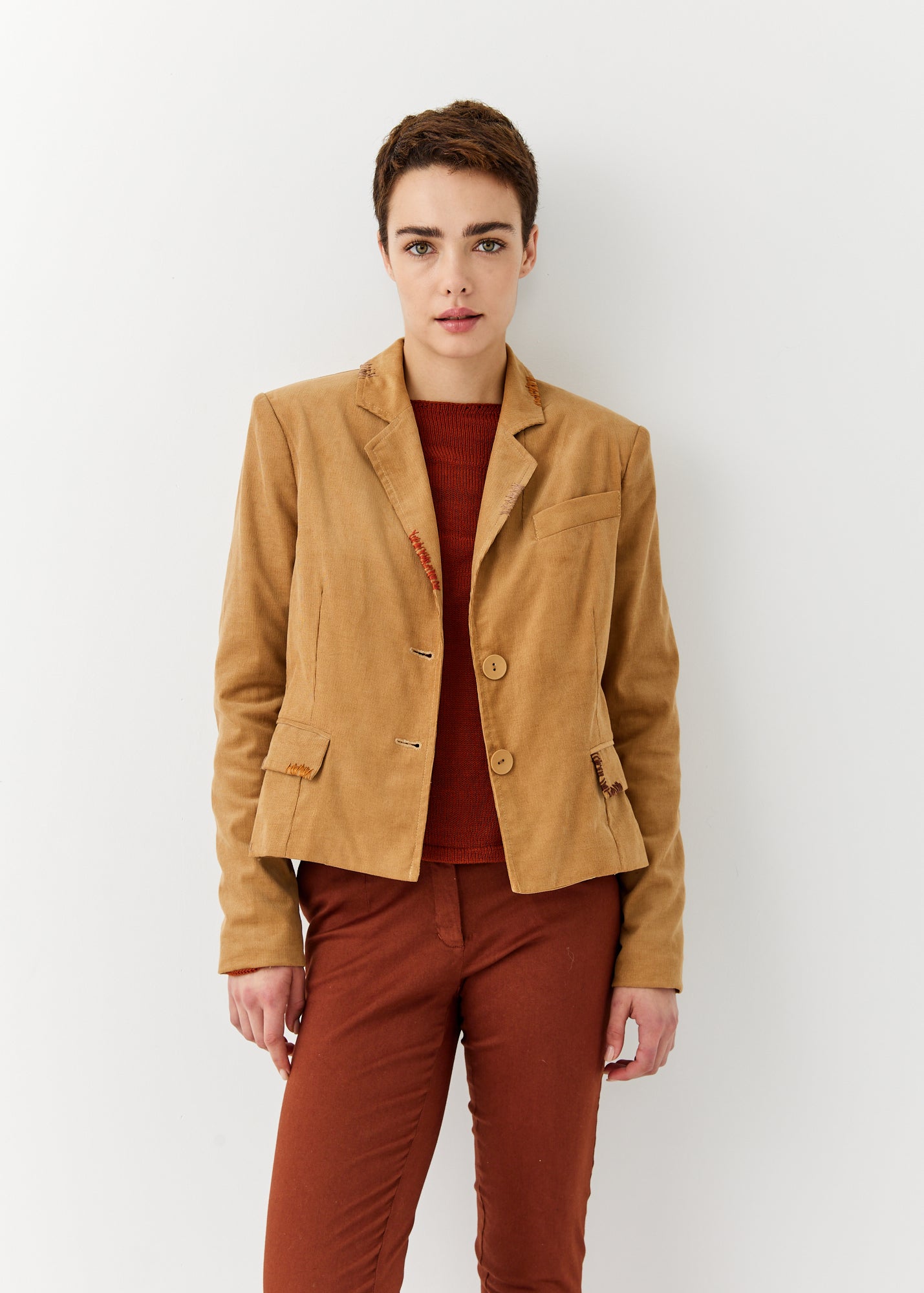 Short Classic Corduroy Jacket