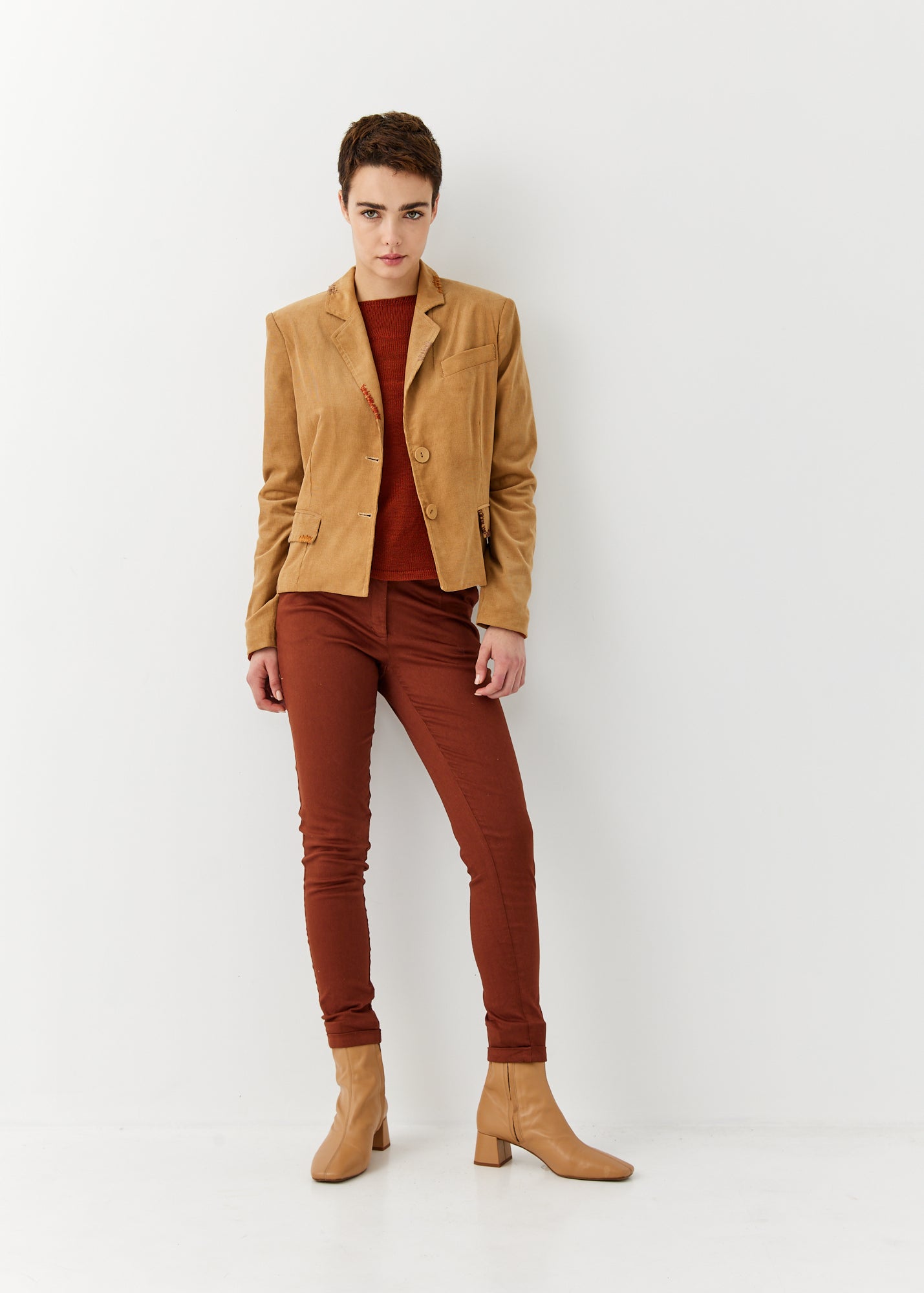 Short Classic Corduroy Jacket
